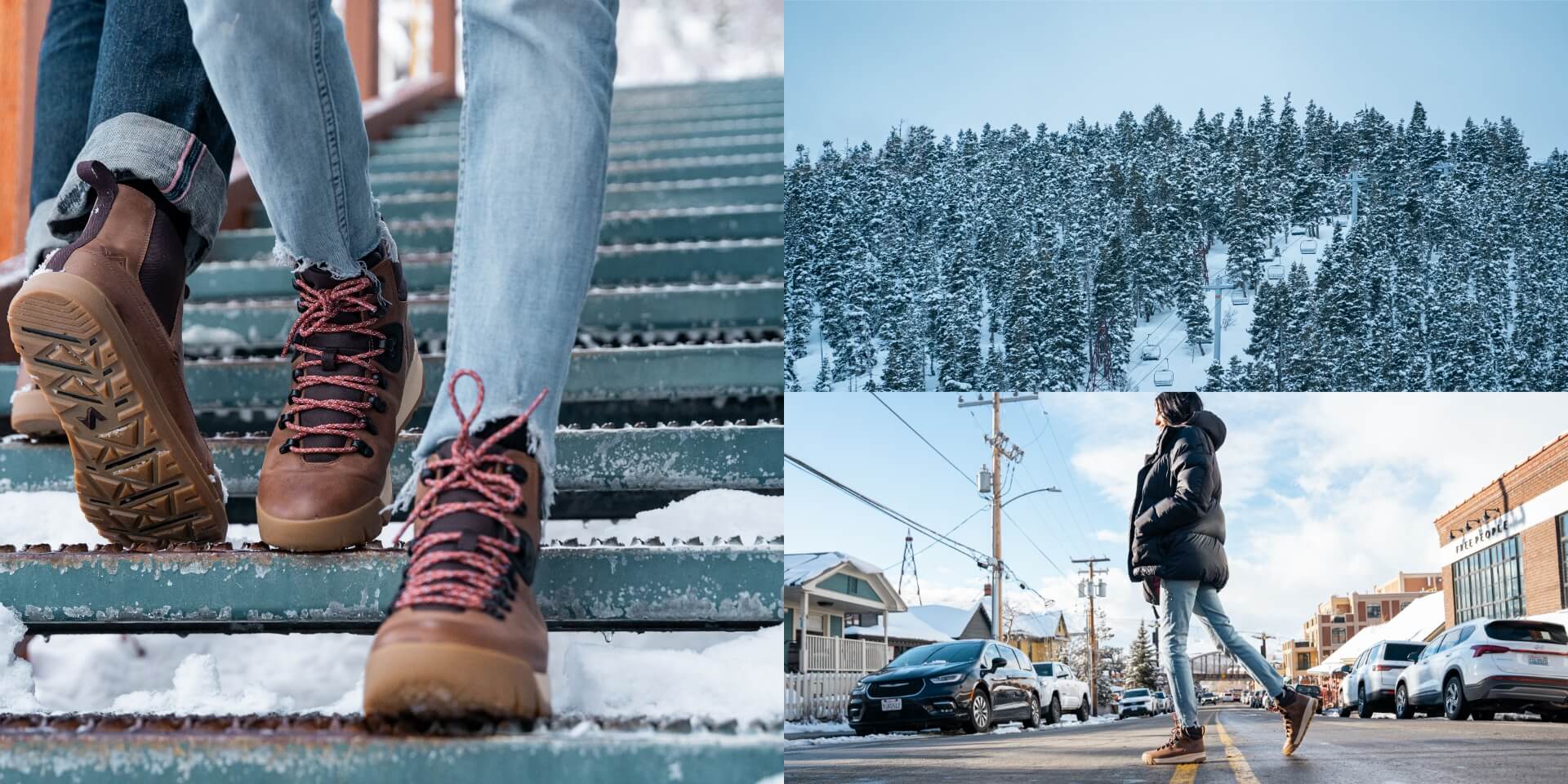 Shop the Patch Mid II WP featuring the style in brown multi in the snow.