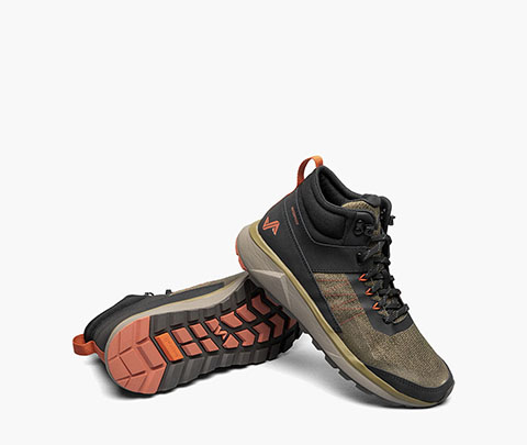 Cascade Peak Mid Men's Waterproof Sneaker Boot in Black/Olive for $180.00