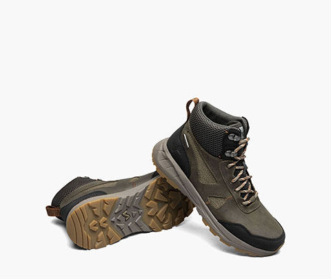 Wild Sky High Women's Waterproof Hiking Sneaker Boot in Black/Olive for $185.00