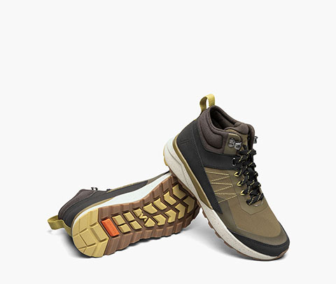 Cascade Peak Mid Women's Waterproof Sneaker Boot in Black/Olive for $180.00